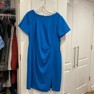 Cerulean Blue Womens Adrianna Papell size 14w dress